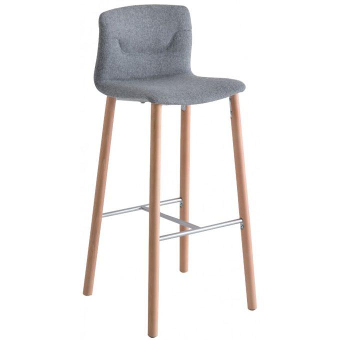 Slot 78/68 BL Upholstered σκαμπό bar1