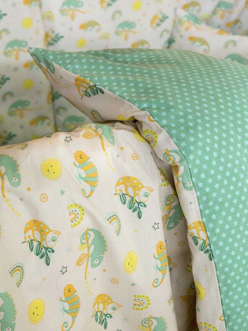 Κουβερλί Κούνιας - Cute Chameleon