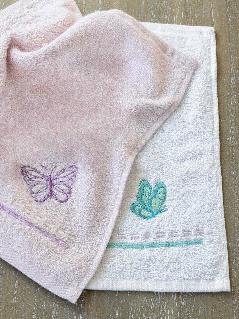 Σετ Πετσέτες (2 x 30x30) - Butterflies