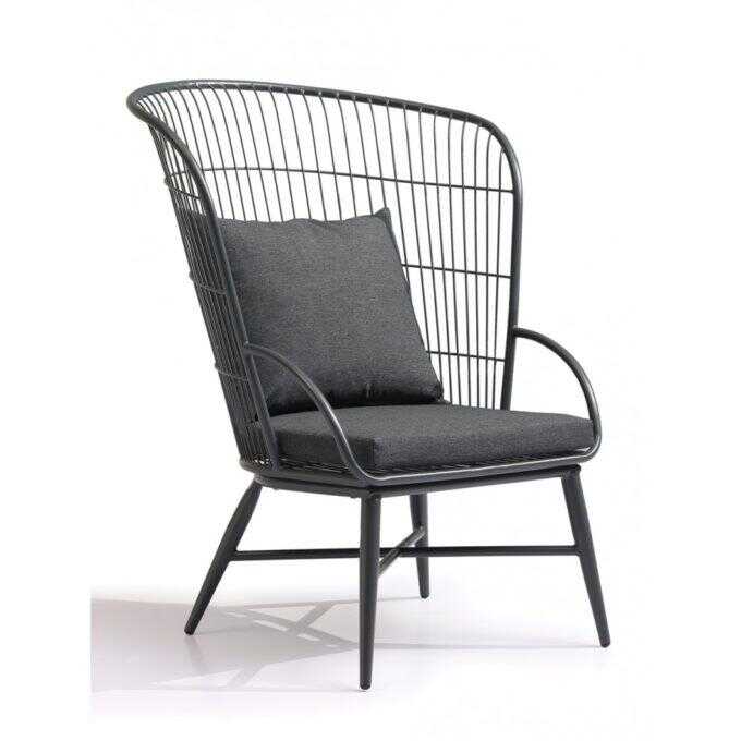 Strict πολυθρόνα lounge μεταλλική1
