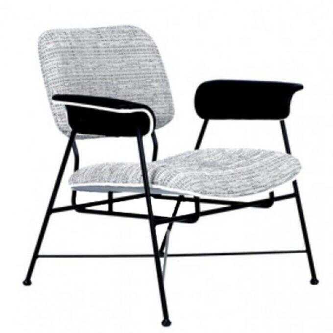 AVF159 Lounge μεταλλική πολυθρόνα1