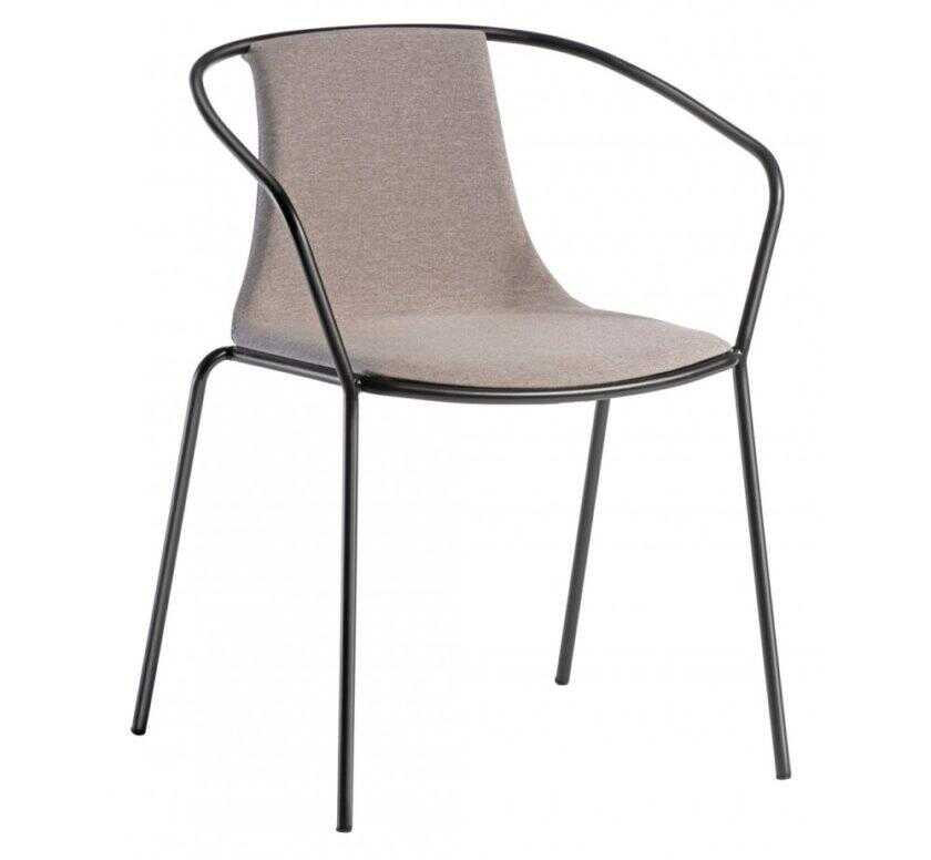 Kasia B upholstered cod.187 πολυθρόνα μεταλλική2