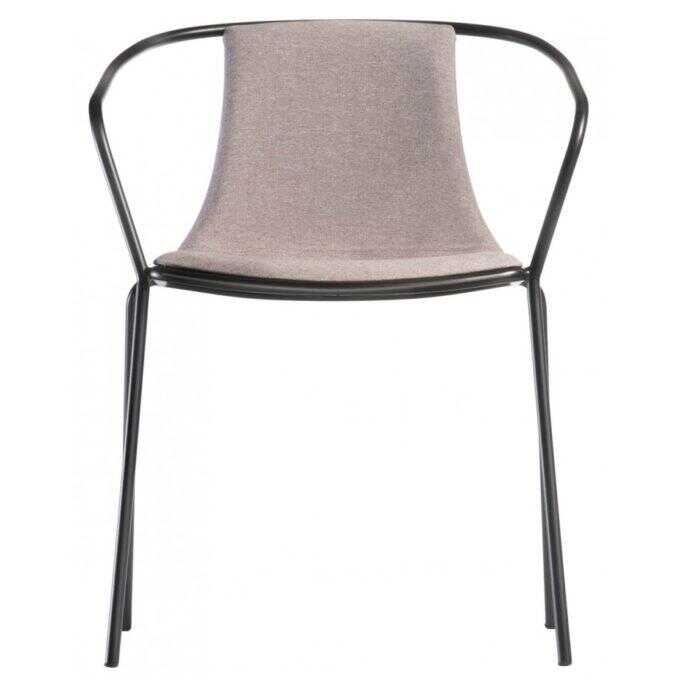 Kasia B upholstered cod.187 πολυθρόνα μεταλλική1