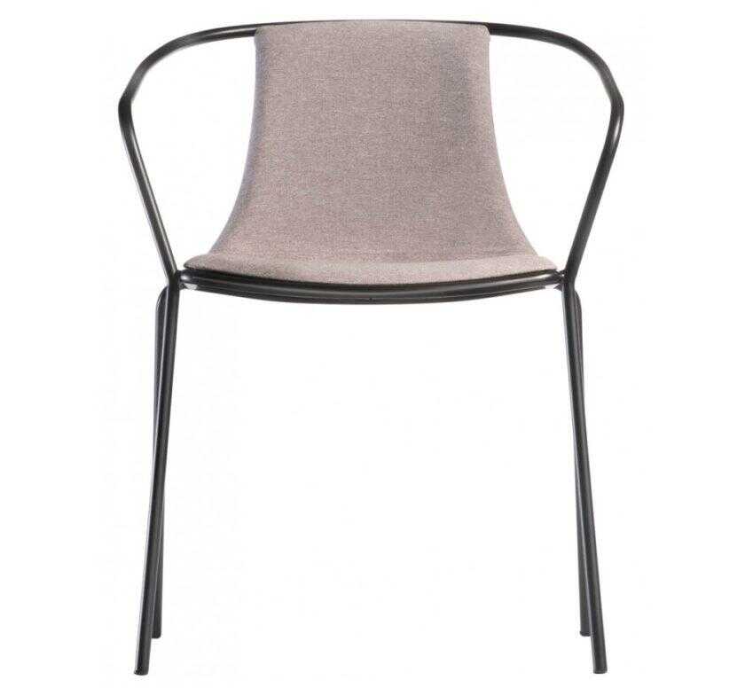 Kasia B upholstered cod.187 πολυθρόνα μεταλλική1