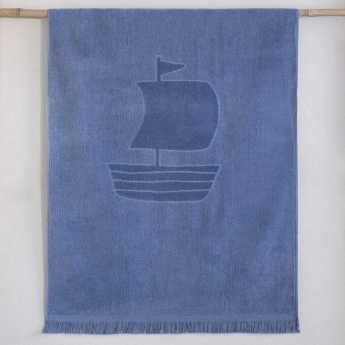 Πετσέτα Θαλάσσης 70x140 - Message in a Bottle Jacquard