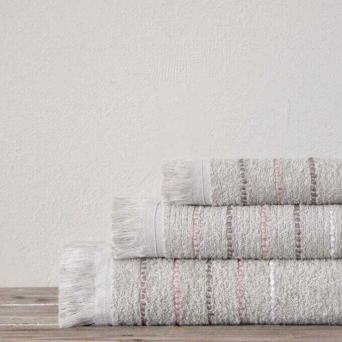 Σετ Πετσέτες (30x50 + 50x90 + 70x140) Elite - Light Beige