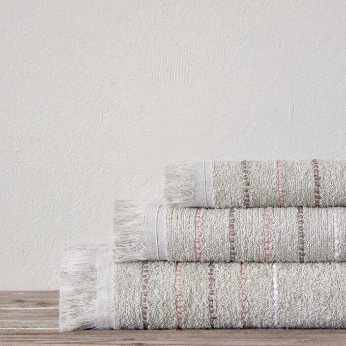 Σετ Πετσέτες (30x50 + 50x90 + 70x140) Elite - Light Beige