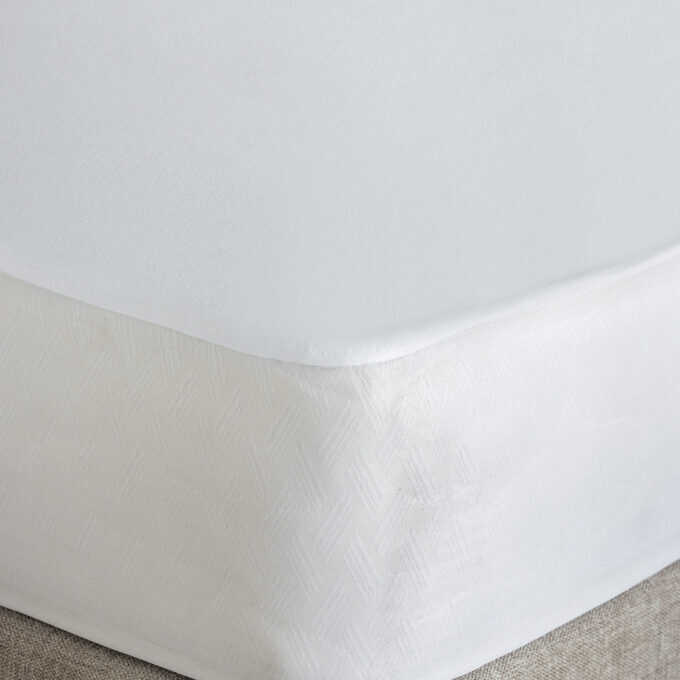 Κάλυμμα Ημίδιπλο White Comfort 110x200+35 JERSEY WATERPROOF
