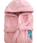 Μπουρνούζι με Κουκούλα Kids Bath TAMI PINK 4-6
