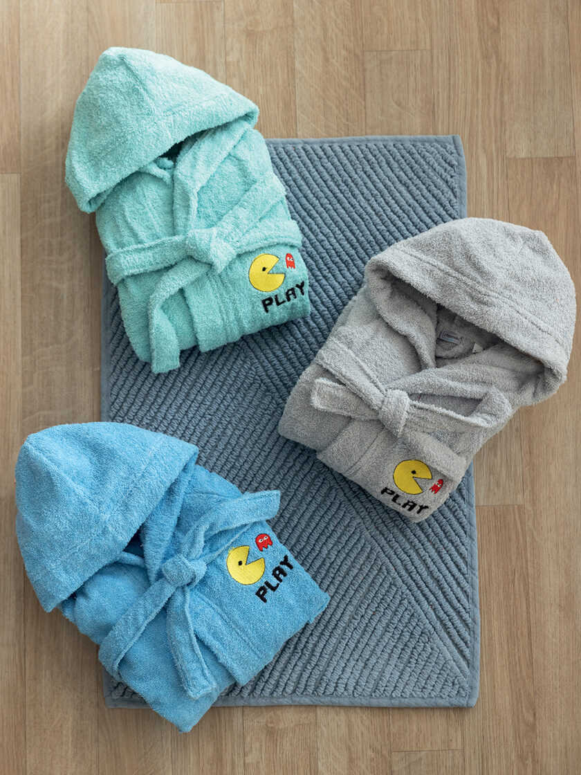 Μπουρνούζι με Κουκούλα Kids Bath PAC AQUA 12-14