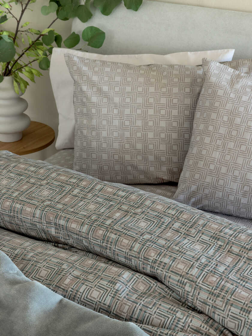 Σετ Σεντόνια Υπέρδιπλα Flannel Beauty 240x265 FB0228 Χωρίς Λάστιχο