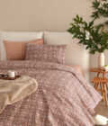 Σετ Σεντόνια Υπέρδιπλα Flannel Beauty 240x265 FB0229 Χωρίς Λάστιχο