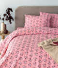 Σετ Σεντόνια Υπέρδιπλα Flannel Beauty 240x265 FB0231 Χωρίς Λάστιχο