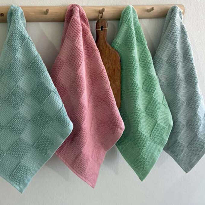 Σετ 2 Πετσέτες Κουζίνας Kitchen Towels 40x60 SUKI GREEN