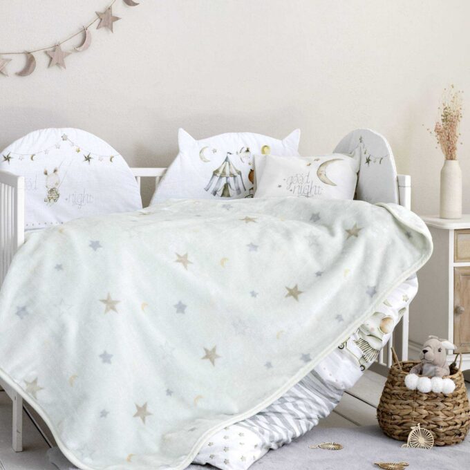 Κουβέρτα Βελουτέ Κούνιας 110x140 - Baby Circus