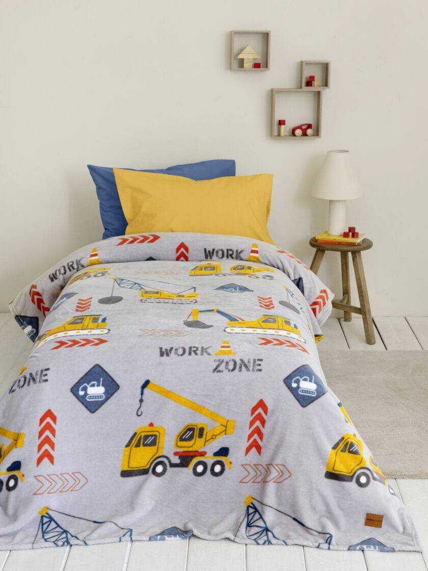 Κουβέρτα Μονή 150x220 - Work Zone
