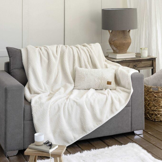 Ριχτάρι Αντιολισθητικό 180x180 - Snuggle Light Beige