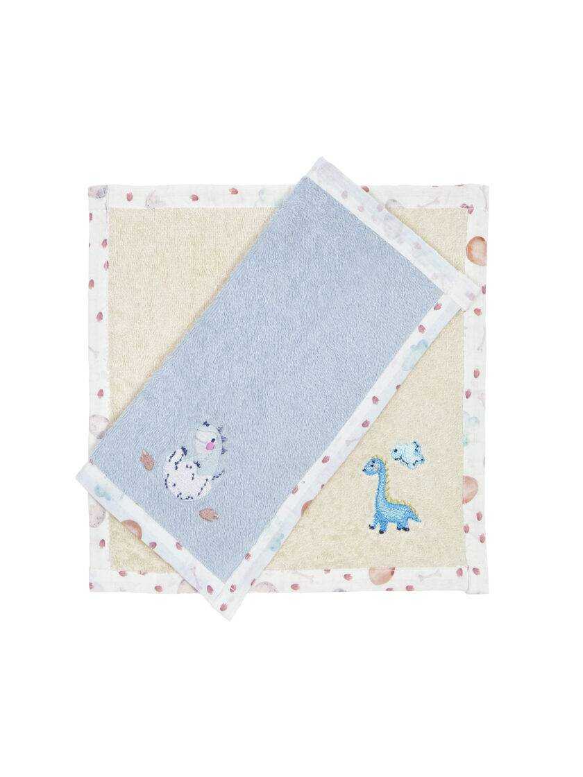 Σετ Πετσέτες (2 x 30x30) - Sweet Dino