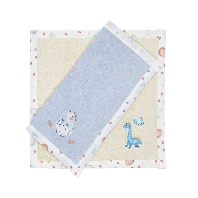 Σετ Πετσέτες (2 x 30x30) - Sweet Dino