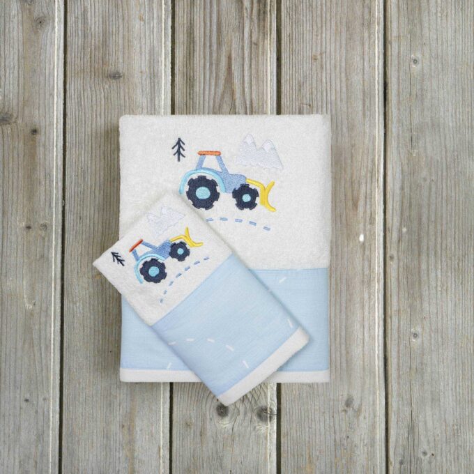 Σετ Πετσέτες (30x50 + 70x120) - Happy Ride