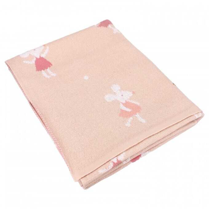 ΚΟΥΒΕΡΤΑ ΖΑΚΑΡ 80Χ100 ΠΟΝΤΙΚΙ 100% COTTON KIDZROOM-1