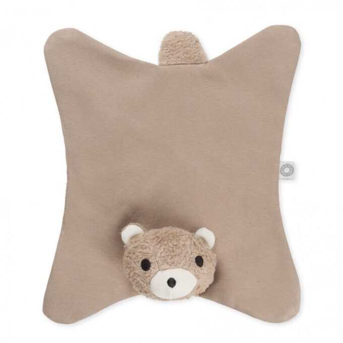 Πανάκι παρηγοριάς ANIKA BROWN TEDDY από 100% οργανικό βαμβάκι-1