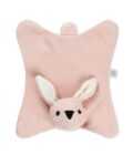 Πανάκι παρηγοριάς ANIKA ROSE RABBIT από 100% οργανικό βαμβάκι-1