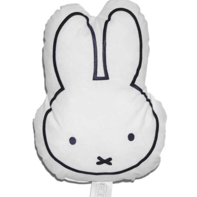 Miffy Des. 61 Μαξιλάρι Διακ/κο Λευκό με σκούρο κέντημα 35χ25-1