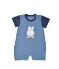 Miffy Des.19 Φορμάκι Καλοκαιρινό Μπλε Μεσαίο Με Κέντημα 6-9 Mηνών/68 cm-1