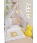 Miffy σετ 9τ Des.64 Προίκα Μπεζ με Μεταλλικό Σίδερο Κουνουπιέρας αξίας 23€-1