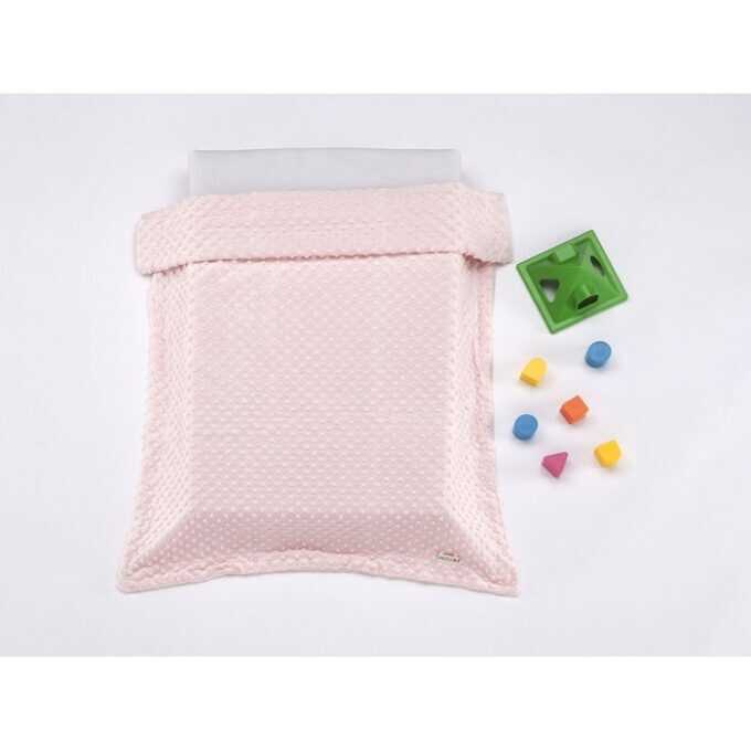 Κουβέρτα Mora COPITOS 80Χ110 ΡΟΖ 100% polyester-1