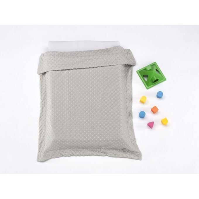 Κουβέρτα Mora COPITOS 80Χ110 ΓΚΡΙ 100% polyester-1