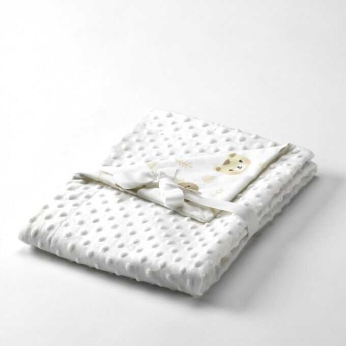 Κουβέρτα MORA DUBIDU 80Χ110 μπεζ 100% polyester-1