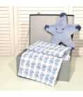 Oliver Baby Des.190 Πάνα Εμπριμέ με στρίφωμα 75x75 100% Βαμβάκι-1