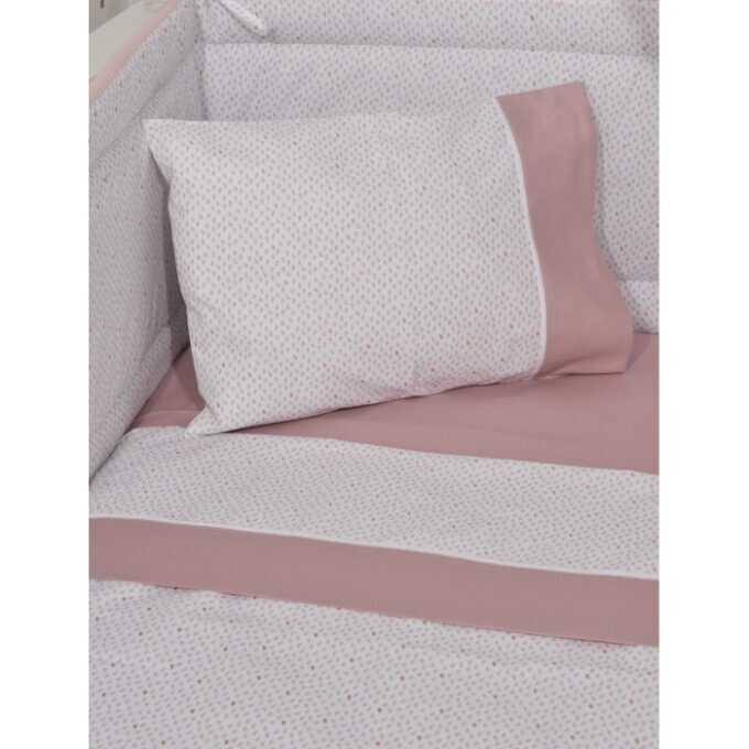 Oliver Baby Des.402 Σεντόνια Κούνιας Σετ 3τ -110x170 Σάπιο Μήλο-1