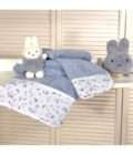 Oliver Baby σετ πετσέτες ραφ 2 τεμ σχέδιο 401-1 100% βαμβάκι 450 ΓΡΜ/ΤΜ - 30Χ50 70Χ120-1