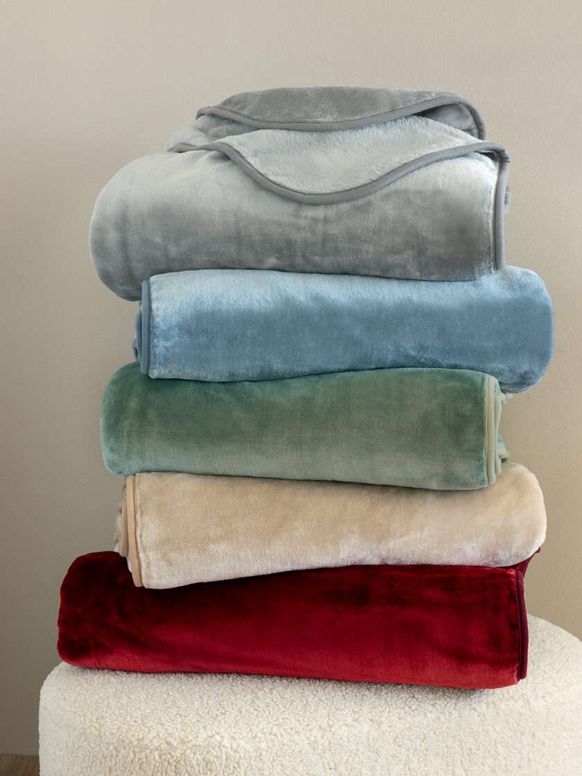 Κουβέρτα Βελουτέ 170x240 DREAM VELOUR/4 ASH