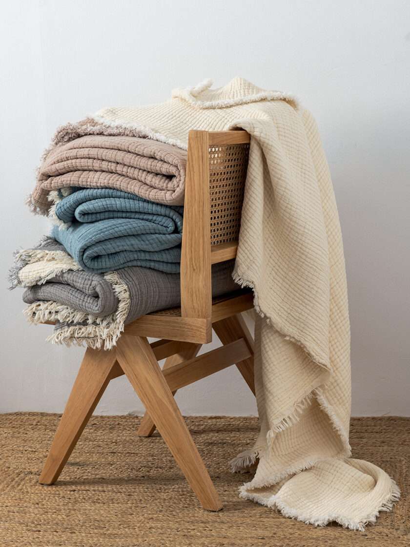 Κουβέρτα muslin 170x240 MOUS BEIGE