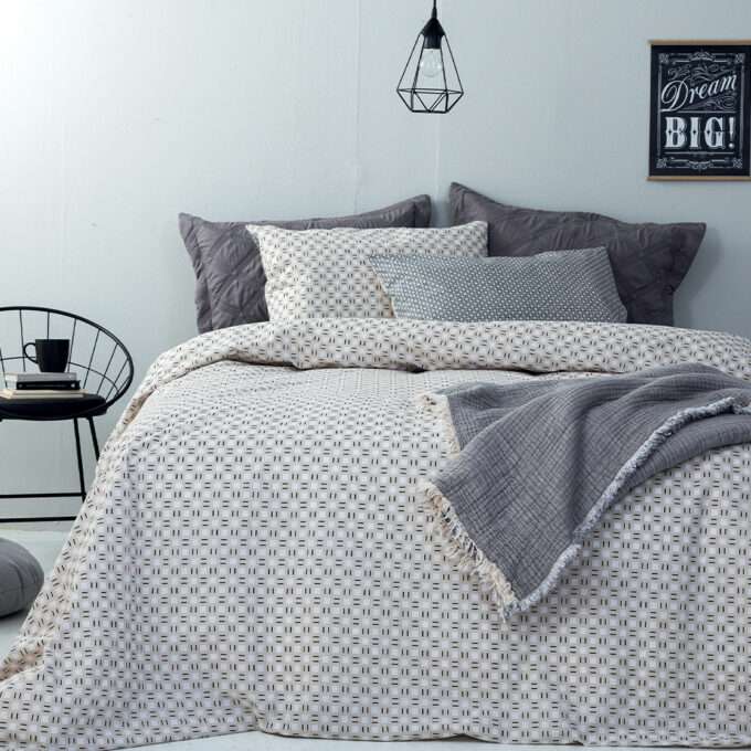 Σετ Μονά Σεντόνια Fashion Life 170x260 FL6272 Με Λάστιχο