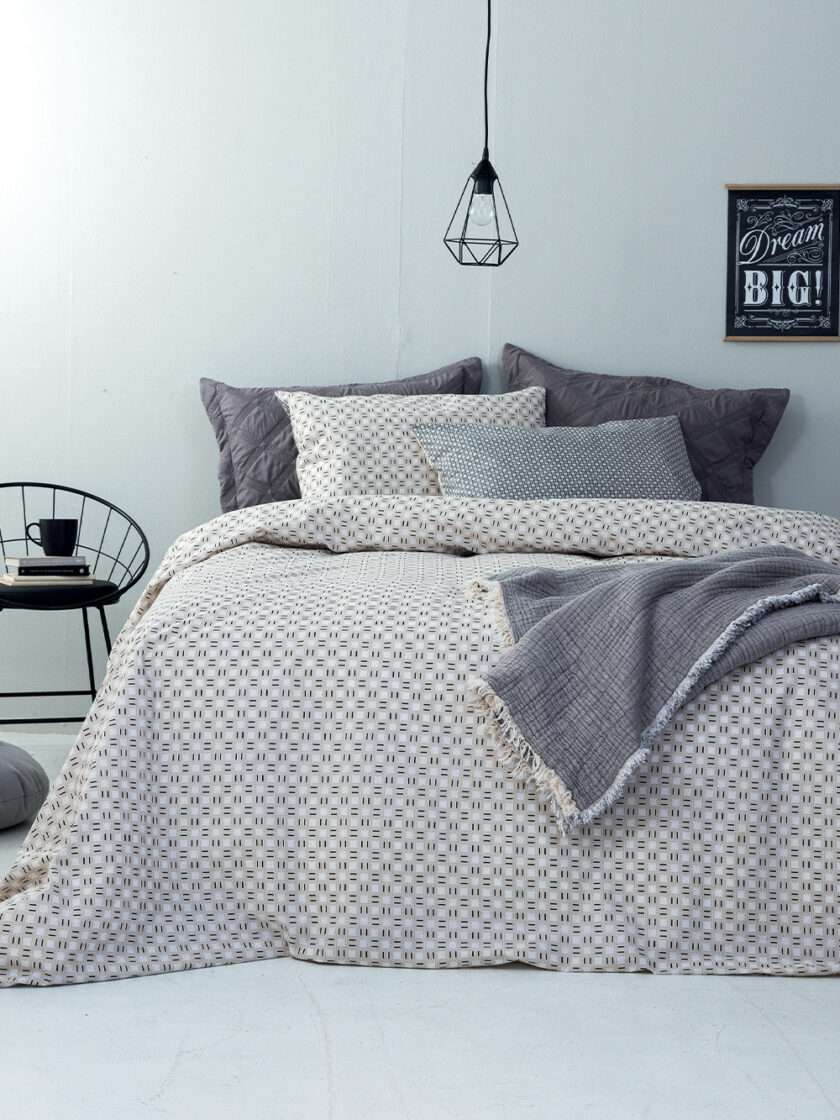 Σετ Υπέρδιπλα Σεντόνια Fashion Life 240x260 FL6272 Με Λάστιχο