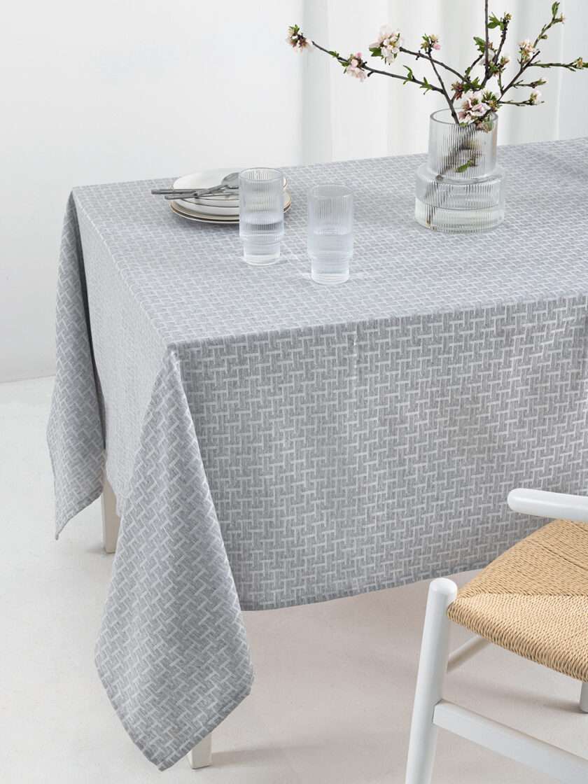 Τραπεζομαντηλο Αλεκιαστο Formal Dinner 175x160 MILLY GREY