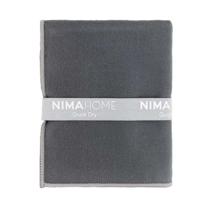 Πετσέτα Γυμναστηρίου 50x90 - Riva Dark Gray