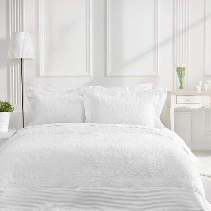 Σετ Κουβερλί 240x260 - Harmony White