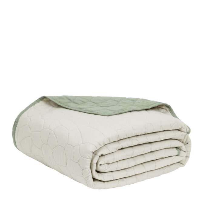 Κουβερλί Μονό 160x240 - Nala Wild Beige / Green