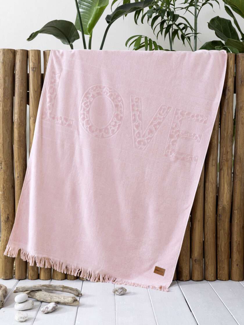 Πετσέτα Θαλάσσης 90x160 - Salty Love Jacquard