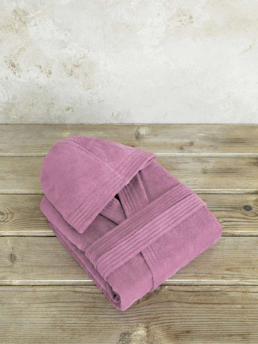 Μπουρνούζι με κουκούλα Zen - Extra/Extra Large - Dark Rose