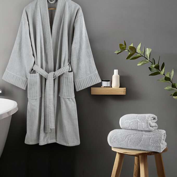 Μπουρνούζι Kimono - Small - Velvet Gray