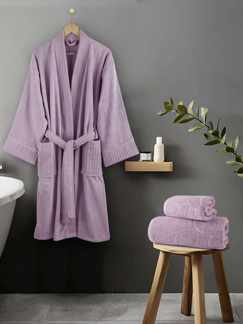 Μπουρνούζι Kimono - Medium - Velvet Lilac