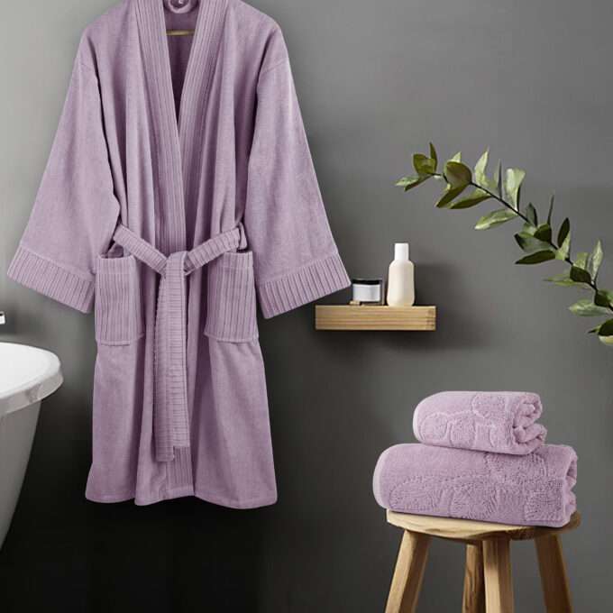 Μπουρνούζι Kimono - Extra Large - Velvet Lilac