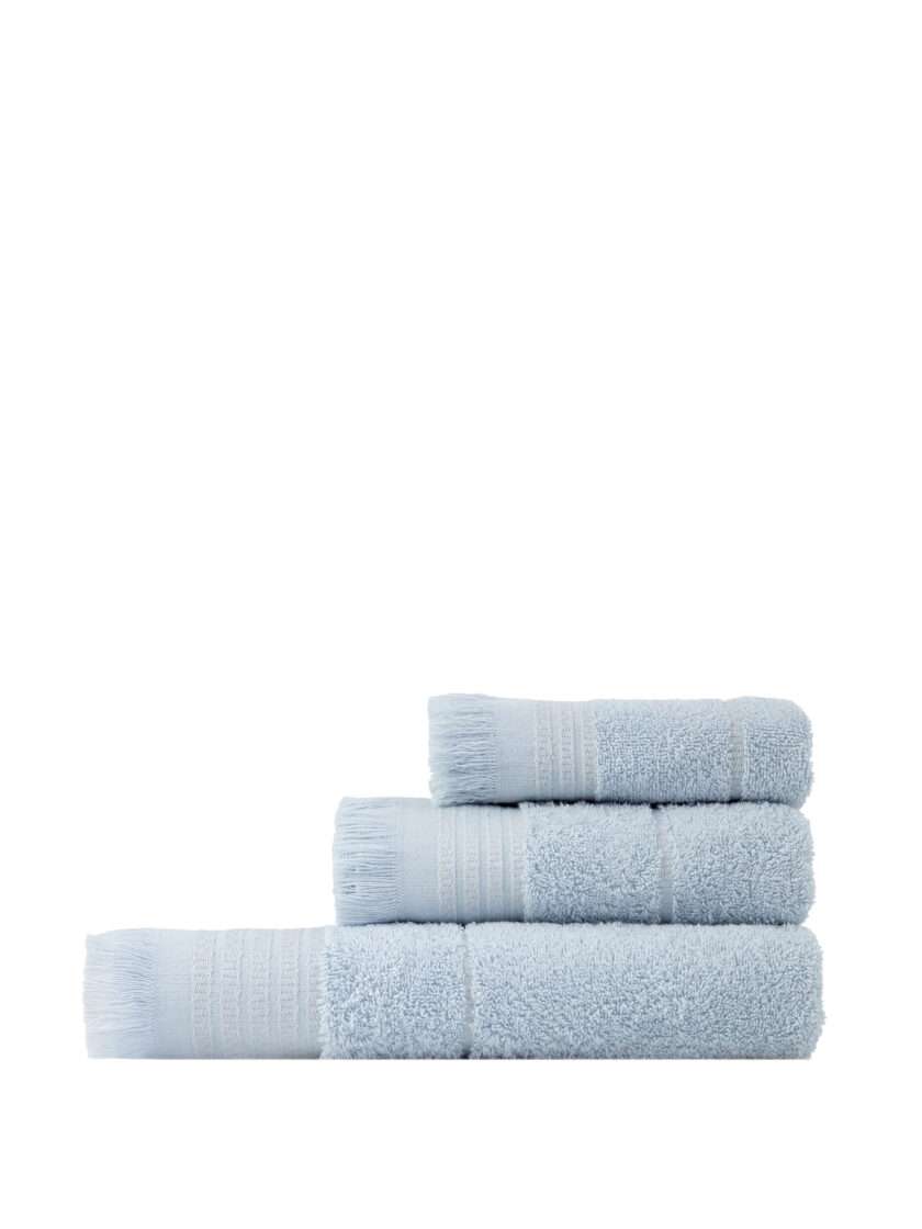 Σετ Πετσέτες (30x50 + 50x90 + 70x140) Plush - Light Blue